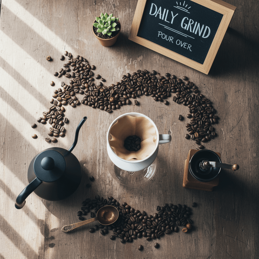 Kaffee Zubereitung mit Pour Over