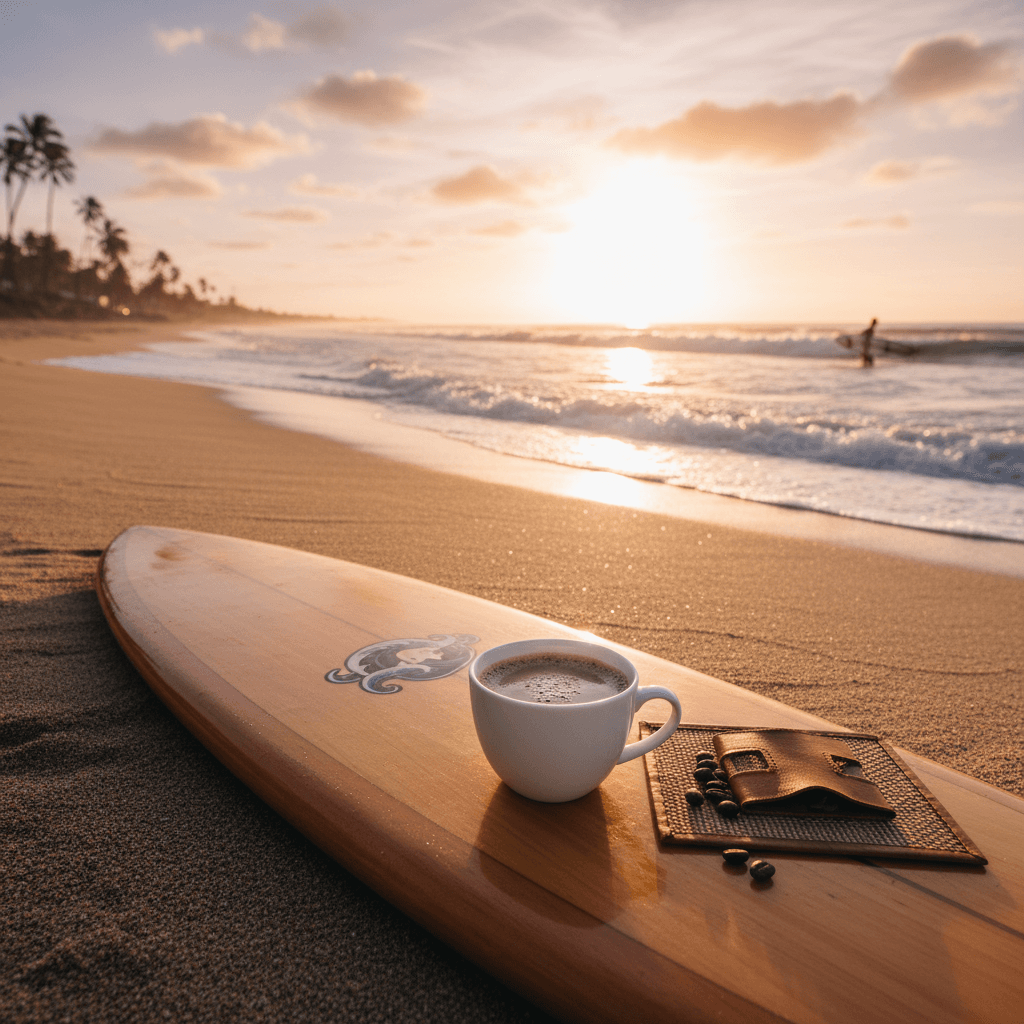 North Shore Kaffee am Strand - Surf und Coffee Lifestyle
