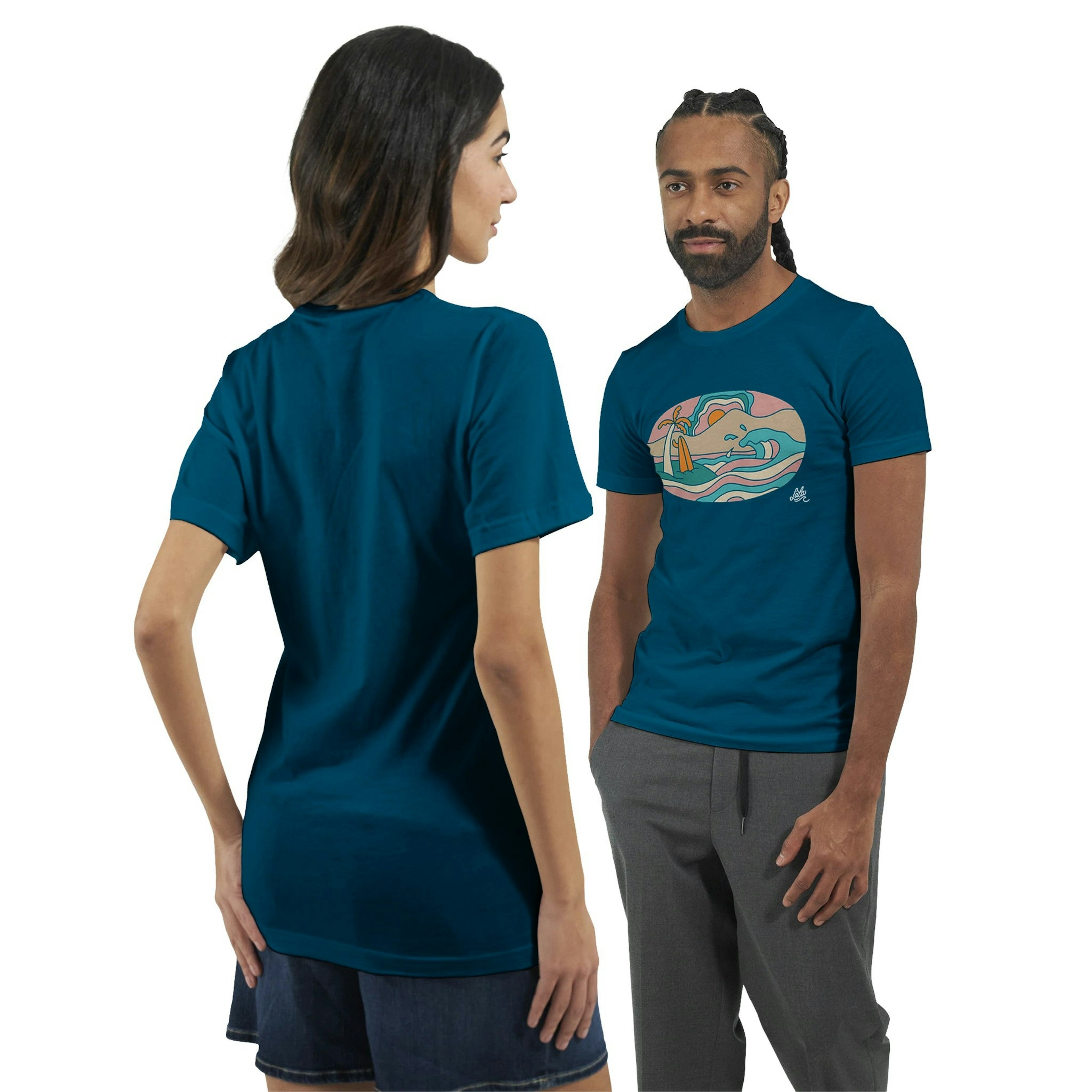 Classic Unisex T-Shirt "Trippy Beach"